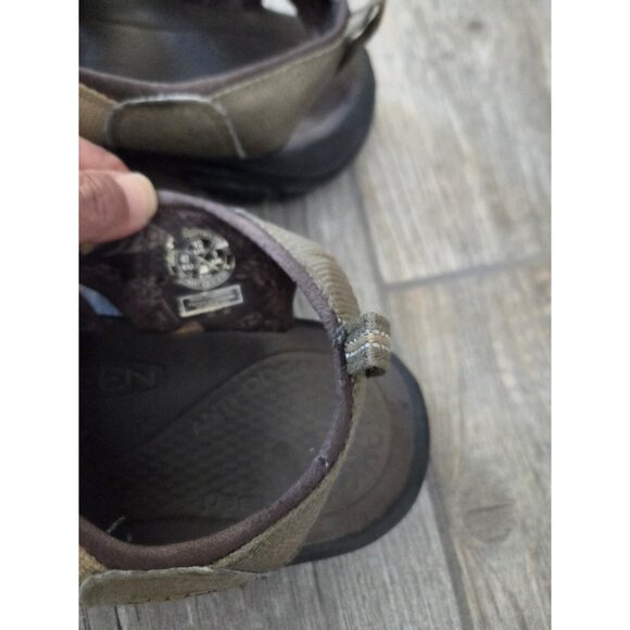 Keen Newport Sandals Mens 10 Khaki Green Brown Leather Hiking Waterproof main image 4